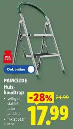 Lidl Parkside huis-houdtrap aanbieding