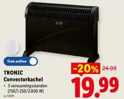 Lidl Tronic convectorkachel aanbieding