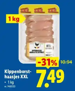 Lidl Kippenborst-haasjes XXL aanbieding