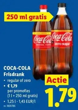 Lidl Coca-Cola Frisdrank aanbieding
