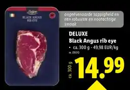 Lidl Black angus rib eye aanbieding