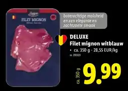 Lidl Filet mignon witblauw aanbieding