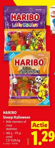 Lidl Haribo snoep halloween aanbieding