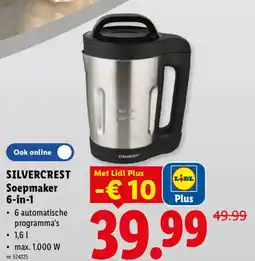 Lidl Silvercrest soepmaker aanbieding