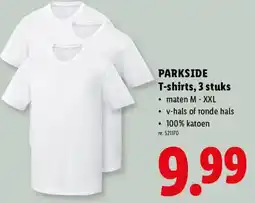 Lidl T-shirts, 3 stuks aanbieding