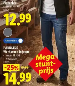 Lidl Werkbroek in jeans aanbieding