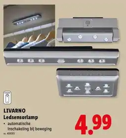 Lidl Livarno ledsensorlamp aanbieding