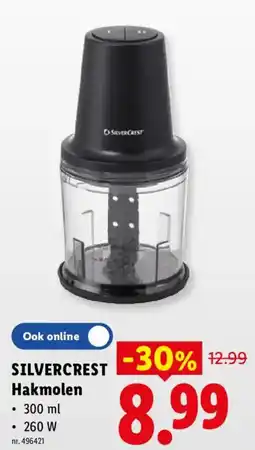 Lidl Silvercrest hakmolen aanbieding