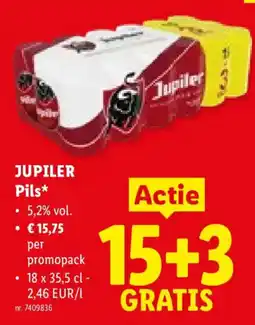 Lidl Jupiler Pils aanbieding