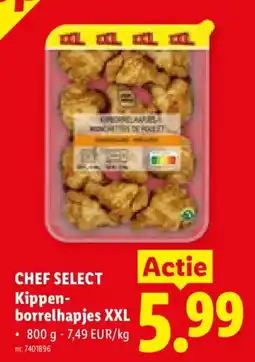 Lidl Chef select kippenborrelhapjes xxl aanbieding