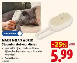 Lidl Stoomborstel voor dieren aanbieding