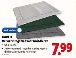 Lidl Verwarmingsmat voor huisdieren aanbieding