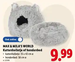 Lidl kattenholletje of hondenbed aanbieding