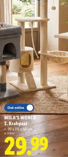Lidl Mila's world 2. Krabpaal aanbieding
