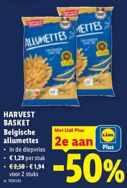 Lidl Belgische allumettes aanbieding