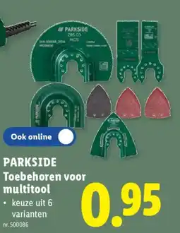 Lidl Toebehoren voor multitoool aanbieding