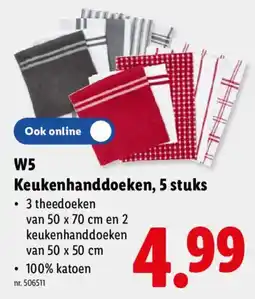 Lidl Keukenhanddoeken aanbieding