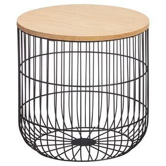 Bijzettafel Navelli Zwart