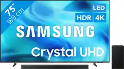 Coolblue Samsung LED 75 U8070H (2026) + Samsung HW-B750F (2025) aanbieding