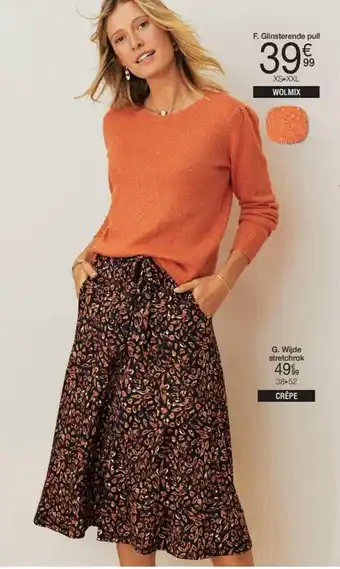 Damart Glinsterende pull aanbieding
