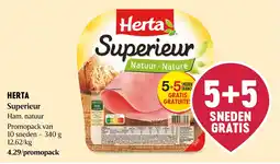 Delhaize Herta Superieur Ham, natuur aanbieding