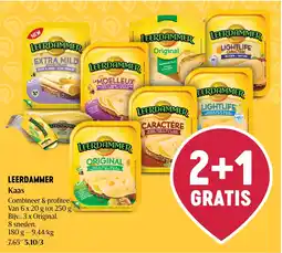Delhaize Leerdammer kaas aanbieding