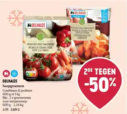 Delhaize Soepgroenten aanbieding