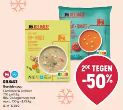 Delhaize Delhaize bereide soep aanbieding
