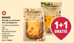 Delhaize Bereide ovenschotel met aardappelen aanbieding
