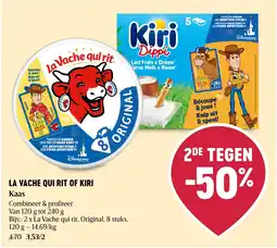 Delhaize La Vache qui rit of Kiri kaas aanbieding