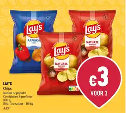 Delhaize Lay's Chips aanbieding