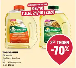 Delhaize Vandemoortele Frituurolie aanbieding