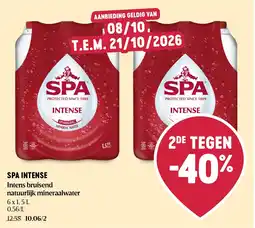 Delhaize spa intense aanbieding