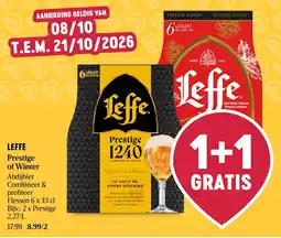 Delhaize Leffe Prestige of Winter aanbieding