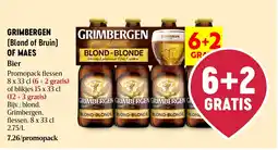 Delhaize Bier Grimbergen Blond-Blonde aanbieding