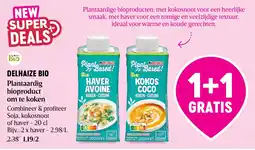Delhaize Delhaize bio plantaardig bioproduct om te koken aanbieding