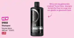Delhaize Syoss shampoo intense glaze aanbieding