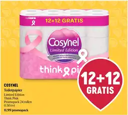 Delhaize Cosynel toilet papier aanbieding