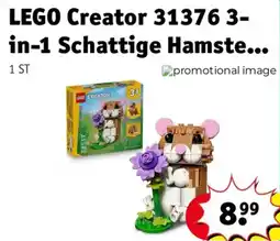 Kruidvat lego creator 3-in-1 schattige hamster aanbieding