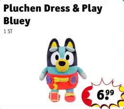 Kruidvat Pluchen Dress & Play Bluey aanbieding