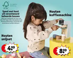 Kruidvat Houten koffiemachine aanbieding
