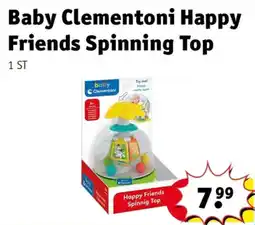 Kruidvat Baby clementoni happy friends spinning top aanbieding