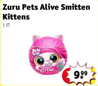 Kruidvat Zuru pets alive smitten kittens aanbieding