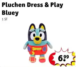 Kruidvat Pluchen Dress & Play Bluey aanbieding