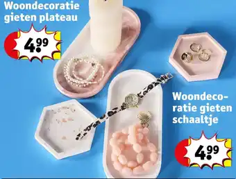 Kruidvat Woondecoratie gieten plateau aanbieding