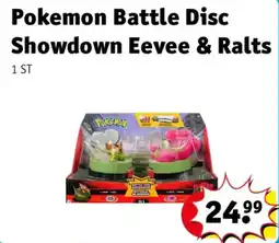 Kruidvat pokemon battle disc showdown eevee & ralts aanbieding