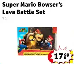 Kruidvat Super mario bowser's lava battle set aanbieding