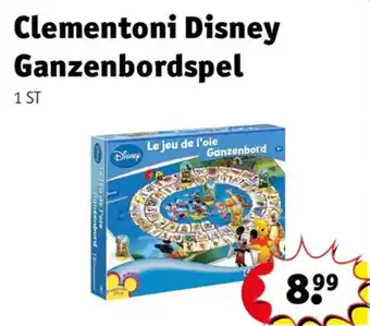 Kruidvat Clementoni Disney Ganzenbordspel aanbieding
