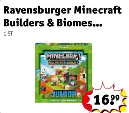 Kruidvat Ravensburger Minecraft Builders & Biomes junior aanbieding