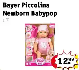 Kruidvat Bayer Piccolina Newborn Babypop aanbieding